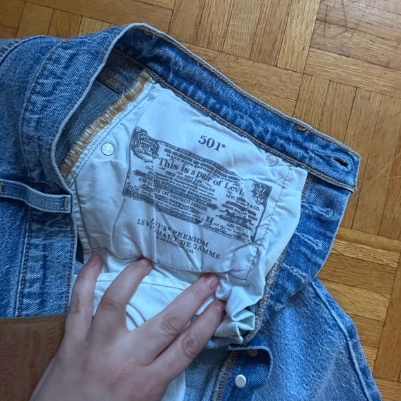 Levi's 501 classic fit denim jeans - Picture 3 of 6